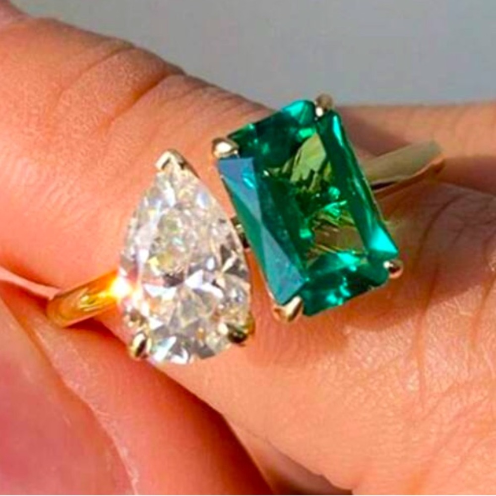 Green Gemstone Ring